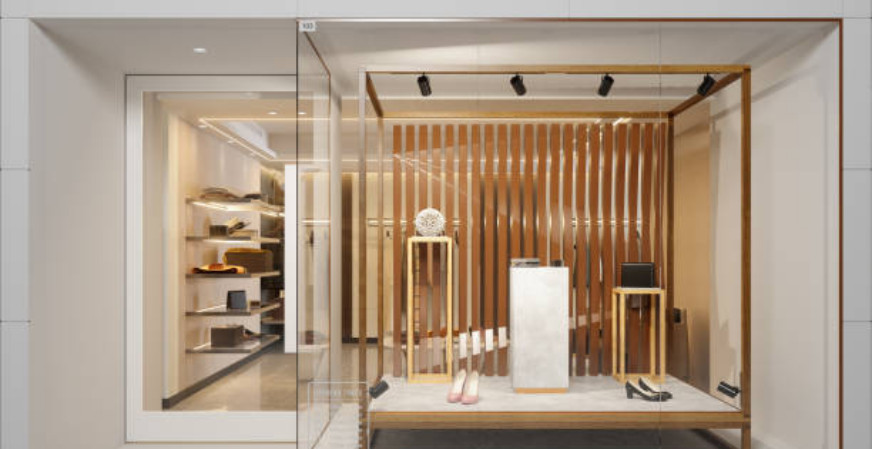 Vitrine magasin Annemasse